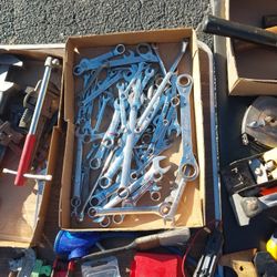 Assortment of wrenches name brand