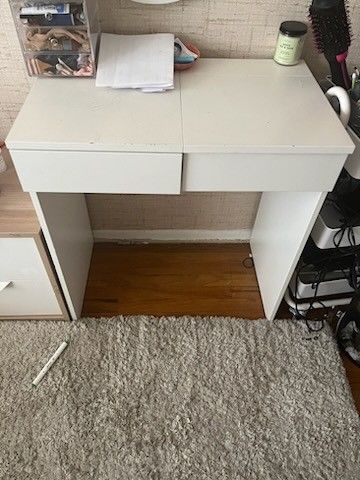 White Vanity Table