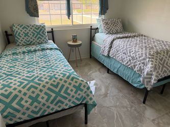 Twin beds
