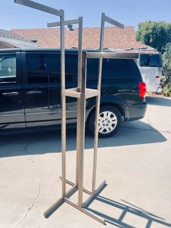 Industrial Heavy duty Stand Racks 4 ways of clothing or Pants