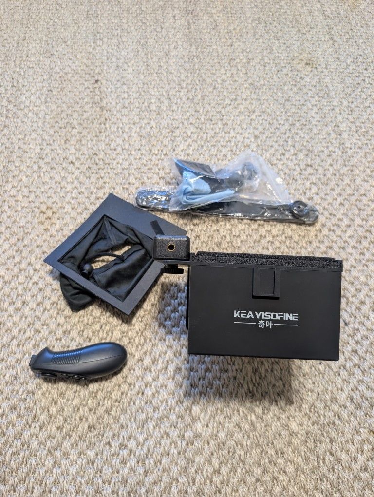KEAYISOFINE Mini Teleprompter Kit – Complete with Remote & Accessories