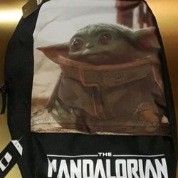 Star Wars Backpack NEW Official Mandalorian Baby Yoda School Book Bag Bioworld