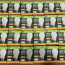 Greenlite LED 9W 60W Equivalent Light Bulbs 800 Lumens A19 Non-Dimmable 96 Pcs