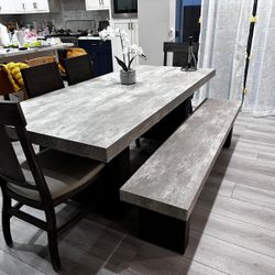 Living Spaces Extendable Dining Table - $850