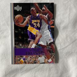 Kobe Bryant upper deck card