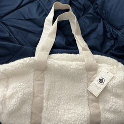 Petit Bateau made In France Sherpa Duffle Bag 