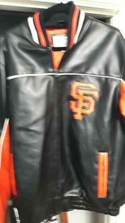 Sf giants leather jacket