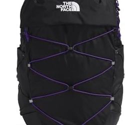 North Face Borealis Backpack – Black w/ Purple Bungee – Excellent Condition – $70 
