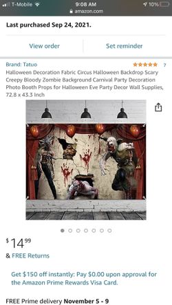 Halloween Backdrop Party Banner 