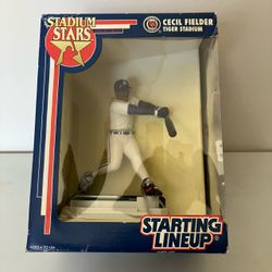 Vintage Starting Line Up Cecil Fielder Detroit Tigers Stadium Stars MLB 1992