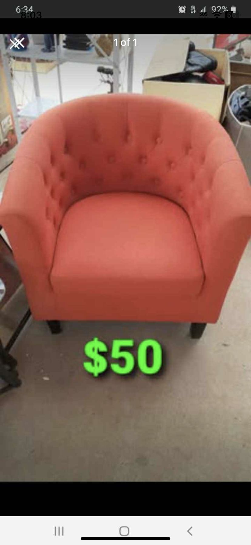 Orange Stylish Chair