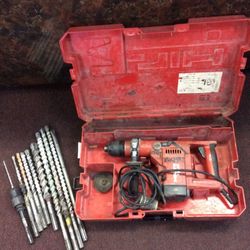 Hilti TE 54 Rotary Hammer, corded Electric with 10 bits