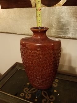 vase; rust-minor imperfection in pic -$12