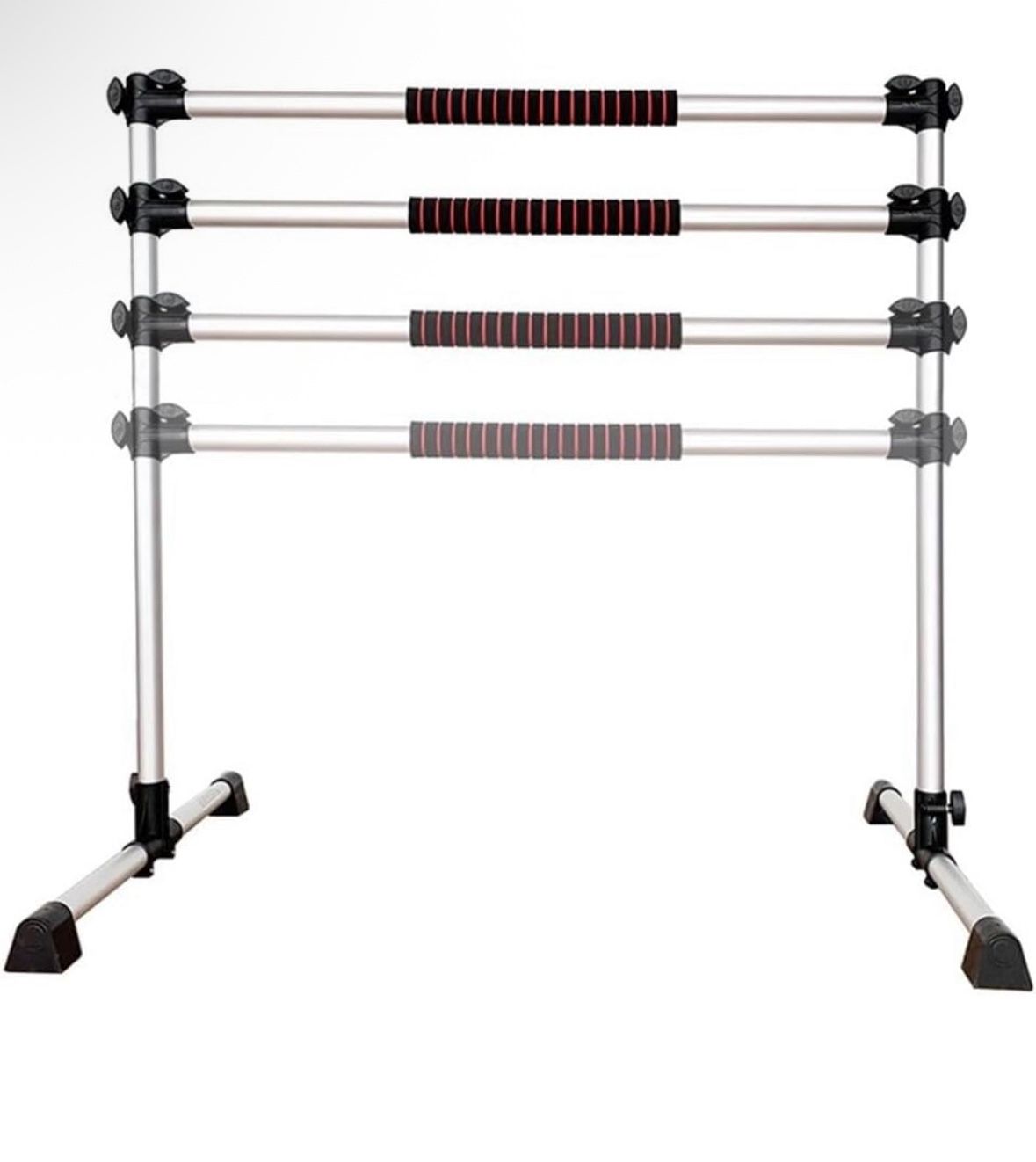 Ballet Barre Portable Aluminum Alloy Ballet Pole, Adjustable Height for Adult and Child Leg Pressure Bars/Training Bars