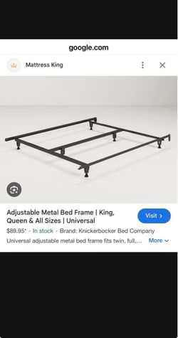 Heavy Duty Adjustable Metal Bed Frame | All Sizes King queen full twin