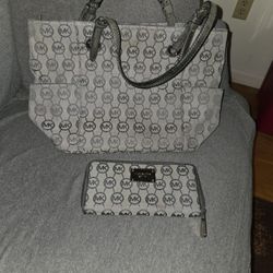 Michael Kors Purse And A Wallet