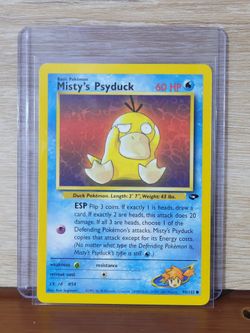 Misty's Psyduck from year 2000 Gym Challenge expansion