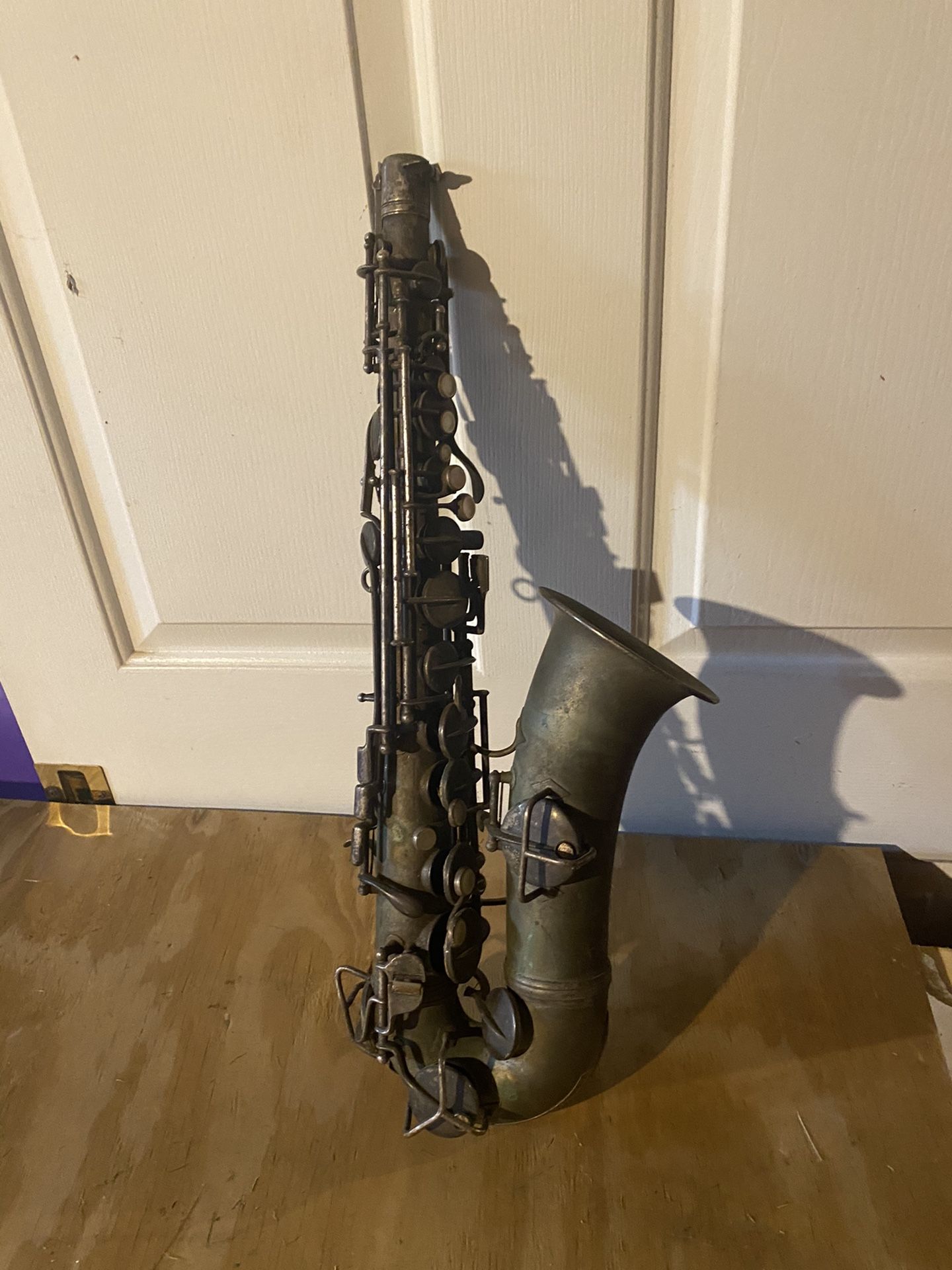 Old saxophone