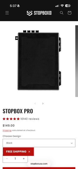 Stopbox safe