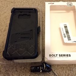 Zizo Samsung Galaxy S8 Plus Case Bolt Series with Kickstand & Holster Belt Clip