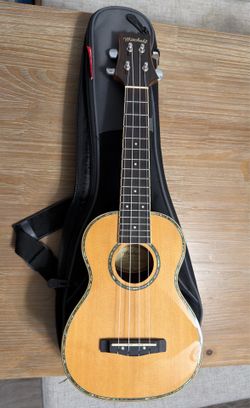 Ukulele with case