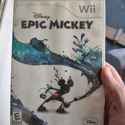 Epic Mickey Video Game For WII