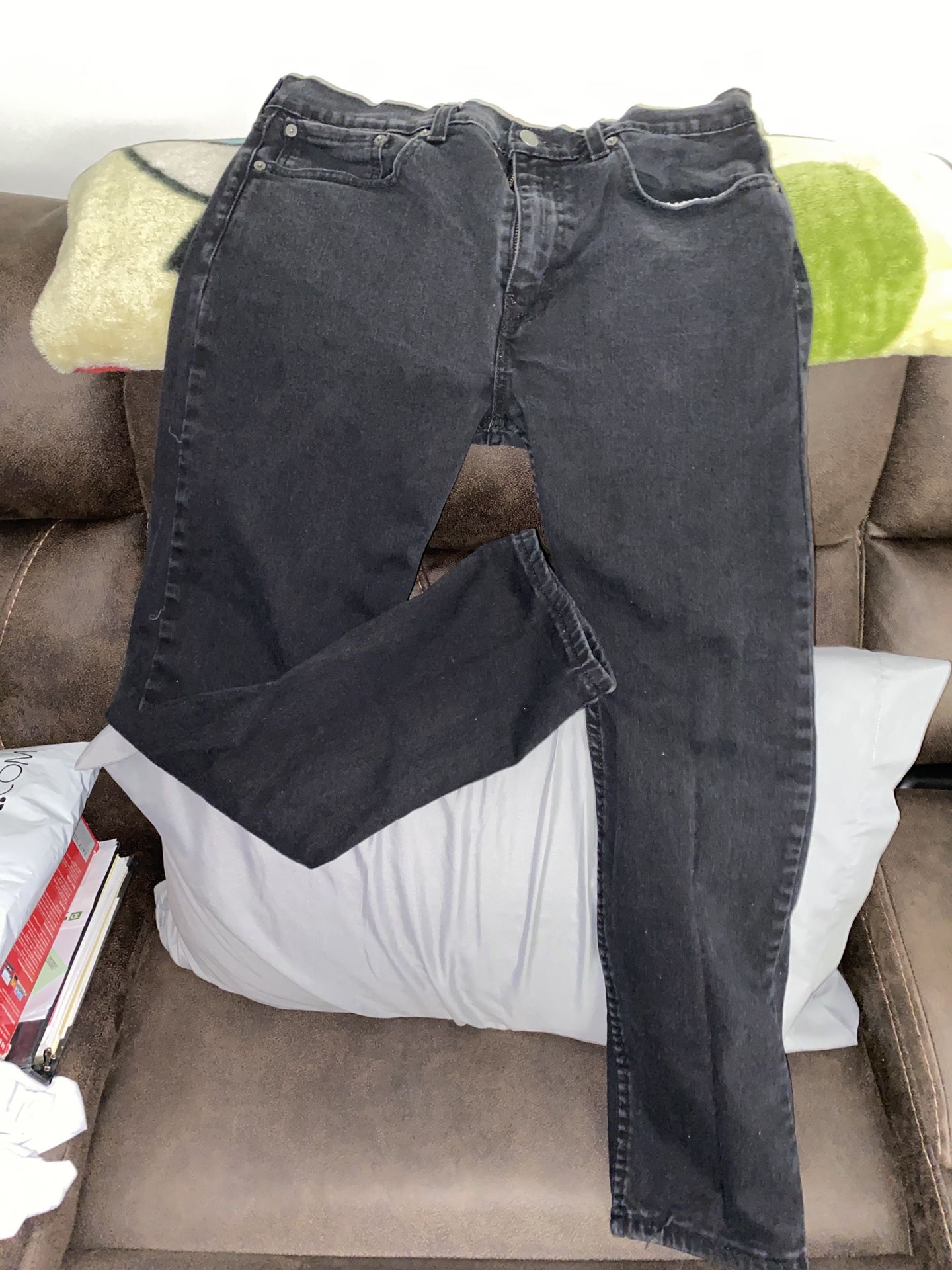 Men’s Levi’s 502 Jeans - Black, 34x30