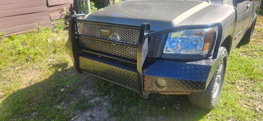 2007 nissan titan front heavy duty bumper