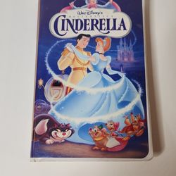 Rare Vintage Disney Cinderella Masterpiece Black Diamond Collection VHS 1995