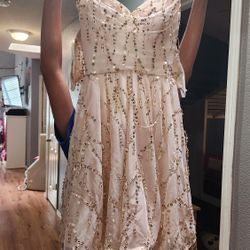 Gold Dress Xs