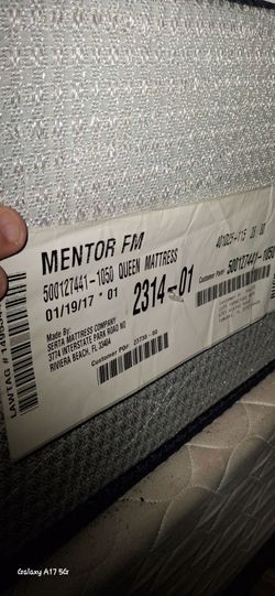 Serra extra thick matress with box and frame