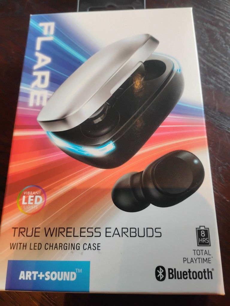 Art+Sound Wireless Earbuds With Charging Case