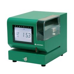 M150MC4 Heavy-Duty Digital Time Recorder, Steel Construction, Backlit LCD