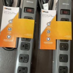 Woods Metal Power Strip Extinction Cord