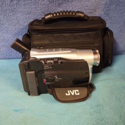 VHS-C Compact Camcorder JVC Tested Working