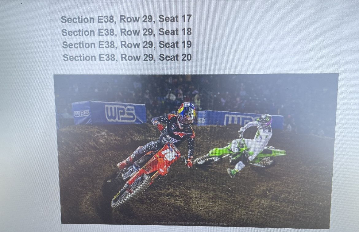 Supercross Tickets Salt Lake City Utah 05/11/24