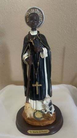 #2St. Martin de Porres 8.5” Resin Figure ❗️Ver Descripción 