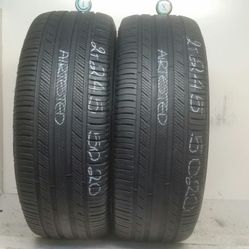 2 Tires 245 50 20 michelin premier ltx no repairs
