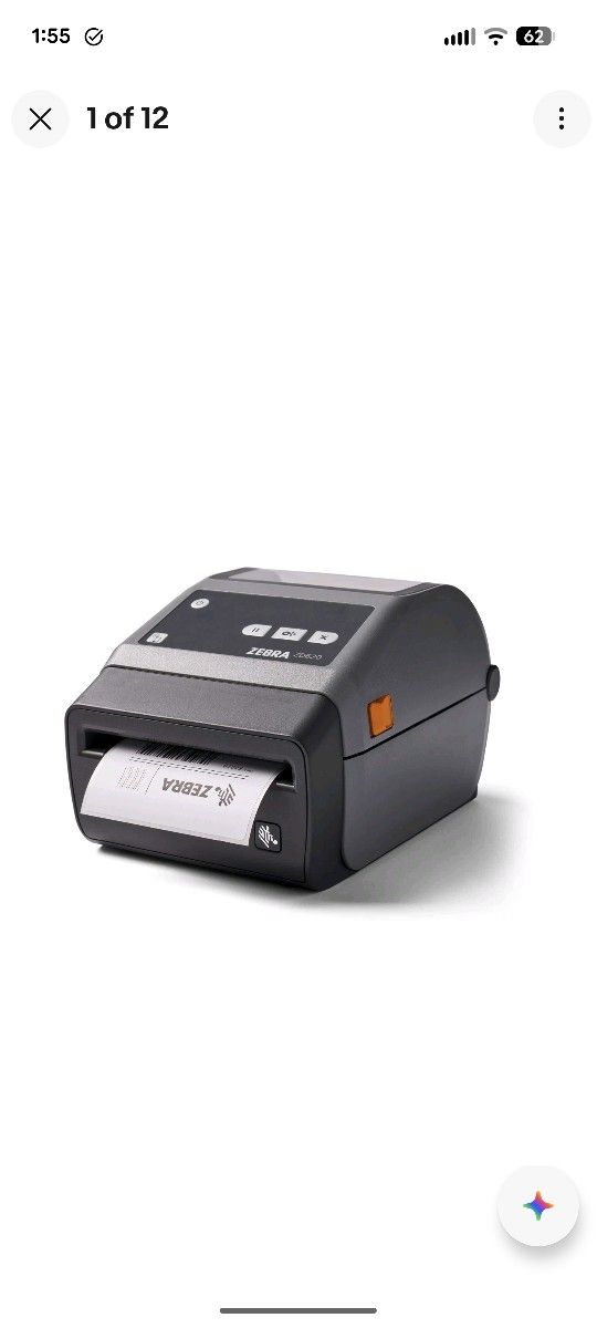Zebra ZD620 Label Printer ZD62042-D21F00EZ Direct Thermal USB Ethernet Serial