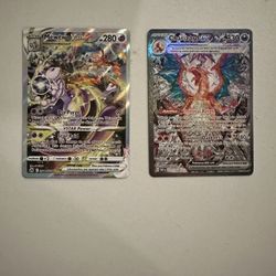 Charizard And Mewtwo Pokemon Cards