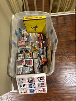 Box Collection of Baseball Cards