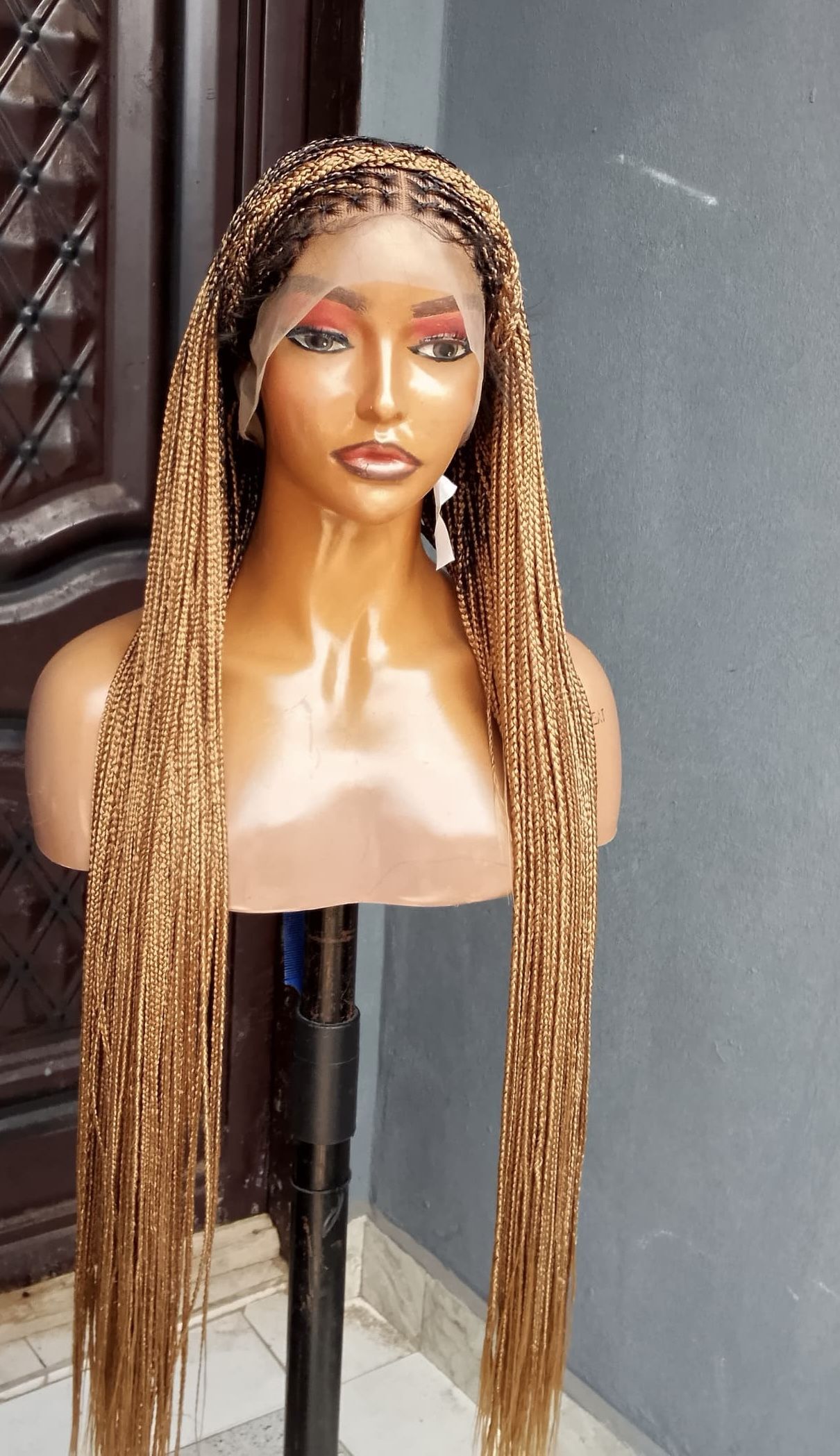 Full Lace Knotless Box Braided Wig