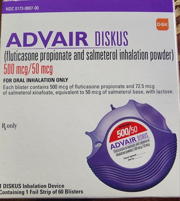 New Advair Disk In Box Sealed NOT Expired $20