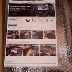 Ford Focus 9” Android Touchscreen Radio 2012–2018 (No Knob) – Brand New C7017