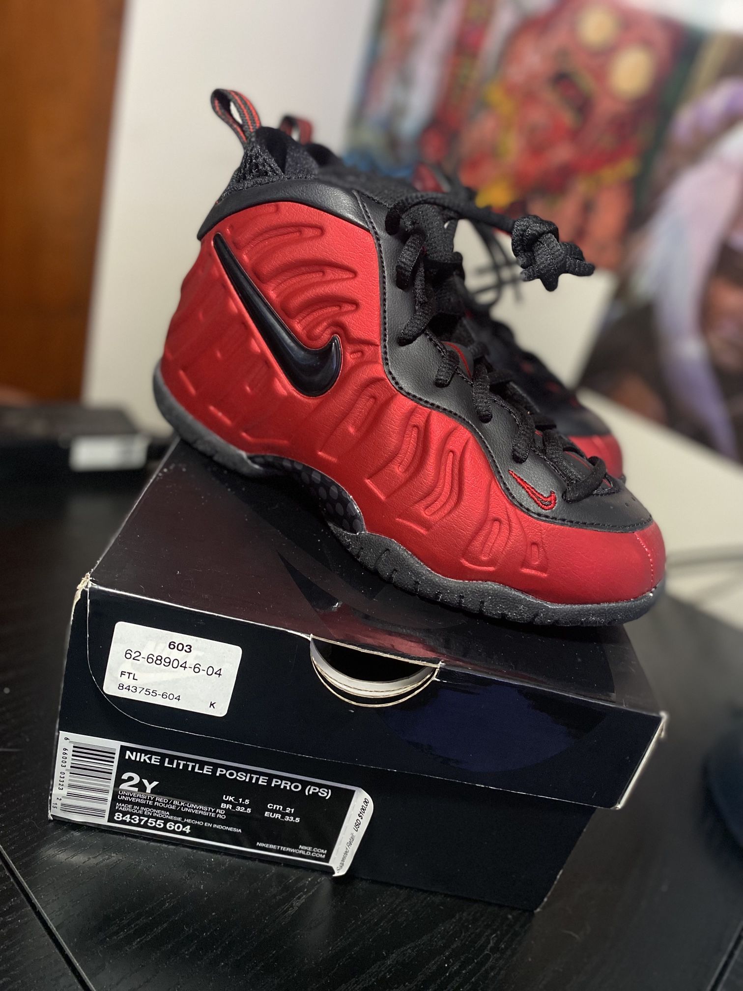 Varsity Red Foamposite