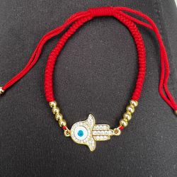 Gold Plated Hamsa 🪬 Diamond 👁️ 