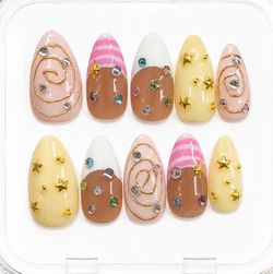 Handmade press on nails