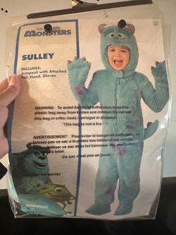 Disney Pixar Monsters Inc Sulley Toddler Costume