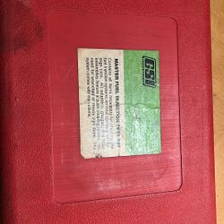 Master Fuel Injection Test Set
