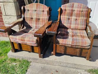 Rocking Chair And Sitting Chair 